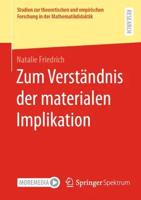 Friedrich |  Zum Verständnis der materialen Implikation | Buch |  Sack Fachmedien