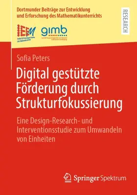 Peters |  Digital gestützte Förderung durch Strukturfokussierung | Buch |  Sack Fachmedien