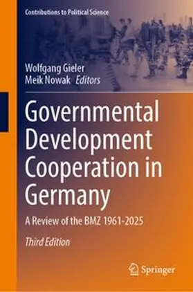 Gieler / Nowak |  Governmental Development Cooperation in Germany | Buch |  Sack Fachmedien