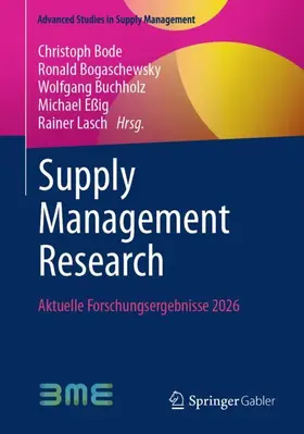 Bode / Bogaschewsky / Buchholz |  Supply Management Research | Buch |  Sack Fachmedien