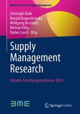 Bode / Bogaschewsky / Buchholz |  Supply Management Research | eBook | Sack Fachmedien