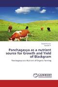 Kumar / P |  Panchagavya as a nutrient source for Growth and Yield of Blackgram | Buch |  Sack Fachmedien