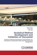 Yadav / Patel |  Analytical Method Development and Validation of Stanazolol | Buch |  Sack Fachmedien