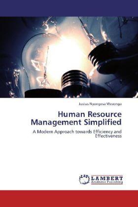 Nyongesa Wesonga | Human Resource Management Simplified | Buch | 978-3-659-16381-4 | sack.de