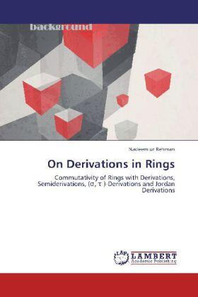 Rehman |  On Derivations in Rings | Buch |  Sack Fachmedien
