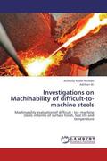 Xavior / Adithan |  Investigations on Machinability of difficult-to-machine steels | Buch |  Sack Fachmedien