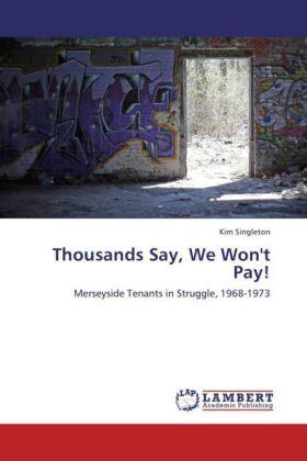 Singleton |  Thousands Say, We Won't Pay! | Buch |  Sack Fachmedien