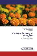 Ariputhiran / Chandrasekaran / Karthick |  Contract Farming In Marigold | Buch |  Sack Fachmedien