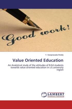 Reddy |  Value Oriented Education | Buch |  Sack Fachmedien