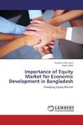 Mohajan / Datta |  Importance of Equity Market for Economic Development in Bangladesh | Buch |  Sack Fachmedien