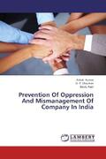 Kumar / Chouhan / Rani |  Prevention Of Oppression And Mismanagement Of Company In India | Buch |  Sack Fachmedien