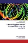 Nayak / Meghanathan |  Software Application for Automated Transcript Analysis | Buch |  Sack Fachmedien