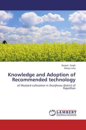 Singh / Lata |  Knowledge and Adoption of Recommended technology | Buch |  Sack Fachmedien