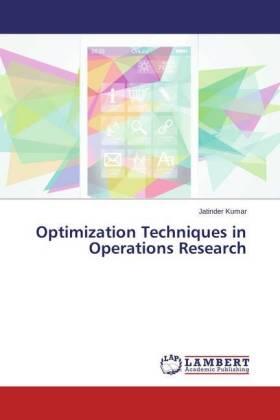 Kumar |  Optimization Techniques in Operations Research | Buch |  Sack Fachmedien