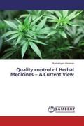 Peraman |  Quality control of Herbal Medicines ¿ A Current View | Buch |  Sack Fachmedien