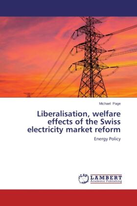 Page |  Liberalisation, welfare effects of the Swiss electricity market reform | Buch |  Sack Fachmedien