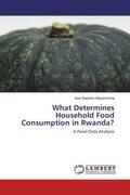 Habyarimana |  What Determines Household Food Consumption in Rwanda? | Buch |  Sack Fachmedien