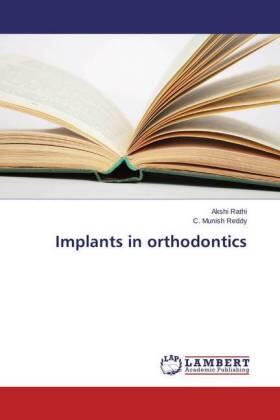 Rathi / Reddy |  Implants in orthodontics | Buch |  Sack Fachmedien