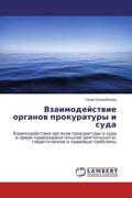 Onlanbekowa |  Vzaimodejstwie organow prokuratury i suda | Buch |  Sack Fachmedien