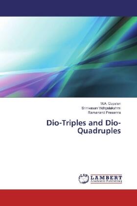 Gopalan / Vidhyalakshmi / Presenna |  Dio-Triples and Dio-Quadruples | Buch |  Sack Fachmedien