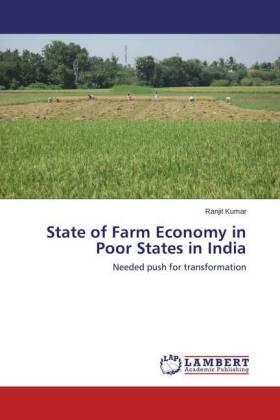 Kumar |  State of Farm Economy in Poor States in India | Buch |  Sack Fachmedien