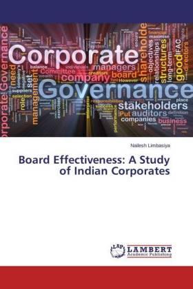 Limbasiya | Board Effectiveness: A Study of Indian Corporates | Buch | 978-3-659-75400-5 | sack.de