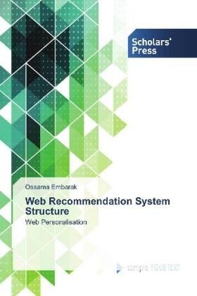 Embarak |  Web Recommendation System Structure | Buch |  Sack Fachmedien