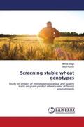 Singh / Kumar |  Screening stable wheat genotypes | Buch |  Sack Fachmedien