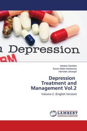 Davidian / Nolen-Hoeksema / Jahangiri |  Depression Treatment and Management Vol.2 | Buch |  Sack Fachmedien