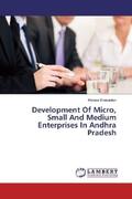 Sivasankar |  Development Of Micro, Small And Medium Enterprises In Andhra Pradesh | Buch |  Sack Fachmedien