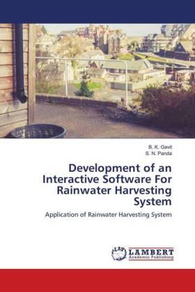Gavit / Panda |  Development of an Interactive Software For Rainwater Harvesting System | Buch |  Sack Fachmedien