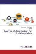 Rajput / Sinduja |  Analysis of classification for imbalance data | Buch |  Sack Fachmedien
