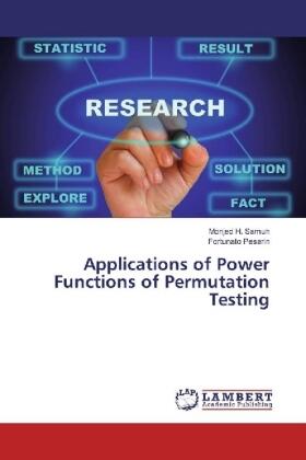 Samuh / Pesarin |  Applications of Power Functions of Permutation Testing | Buch |  Sack Fachmedien