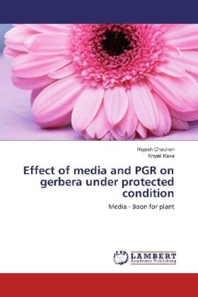 Chauhan / Kava |  Effect of media and PGR on gerbera under protected condition | Buch |  Sack Fachmedien