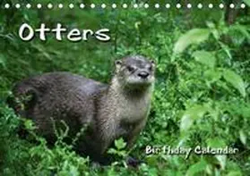 Berg |  Otters / UK-Version / Birthday Calendar (Table Calendar perpetual DIN A5 Landscape) | Sonstiges |  Sack Fachmedien