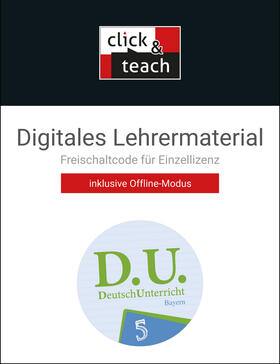 Zimmer / Bieber / Ernest |  D.U. DeutschUnterricht 5. click & teach Box Bayern | Sonstiges |  Sack Fachmedien