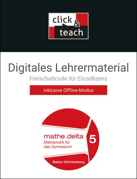 Kleine / Lermer / Goy |  mathe.delta B-W click & teach 5 Box | Sonstiges |  Sack Fachmedien