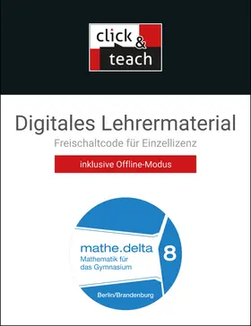 Adam / Etzold / Kleine |  mathe.delta BE/BB click & teach 8 Box | Sonstiges |  Sack Fachmedien