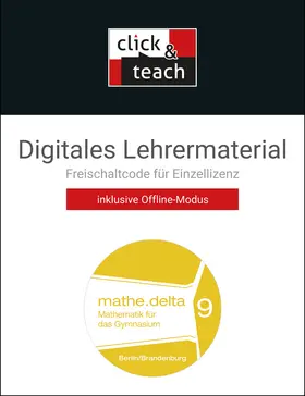 Birkholz / Castelli / Dopmeyer |  mathe.delta BE/BB click & teach 9 Box | Sonstiges |  Sack Fachmedien