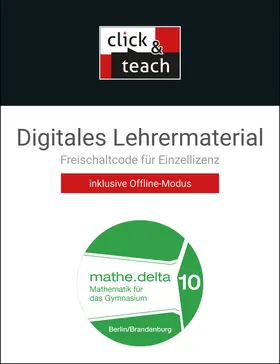 Castelli |  mathe.delta BE/BB click & teach 10 Box | Sonstiges |  Sack Fachmedien