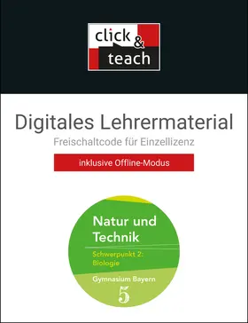 Fleischmann / Göttler / Gritsch |  Natur und Technik: Biologie click & teach 5 Box | Sonstiges |  Sack Fachmedien
