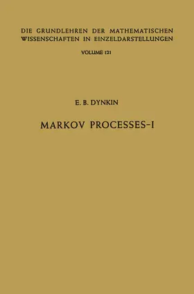 Dynkin |  Markov Processes | Buch |  Sack Fachmedien