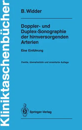 Widder |  Doppler- und Duplex-Sonographie der hirnversorgenden Arterien | eBook | Sack Fachmedien