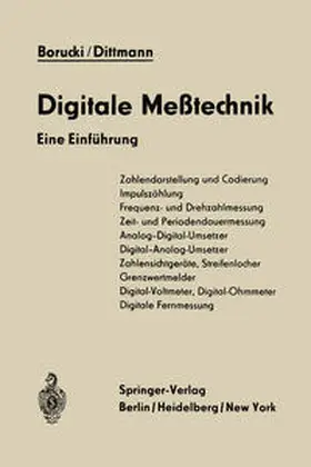 Borucki / Dittmann |  Digitale Meßtechnik | eBook | Sack Fachmedien