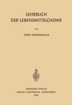 Schormüller |  Lehrbuch der Lebensmittelchemie | eBook | Sack Fachmedien