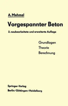 Mehmel |  Vorgespannter Beton | eBook | Sack Fachmedien