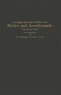 Baumhauer / Kempf / Bjerknes |  Vorträge aus dem Gebiete der Hydro- und Aerodynamik (Innsbruck 1922) | Buch |  Sack Fachmedien
