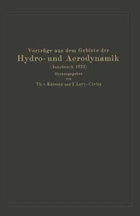 Baumhauer / Bjerknes / Kempf |  Vorträge aus dem Gebiete der Hydro- und Aerodynamik (Innsbruck 1922) | eBook | Sack Fachmedien