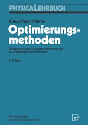 Kistner |  Optimierungsmethoden | eBook | Sack Fachmedien