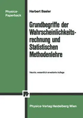 Basler |  Grundbegriffe der Wahrscheinlichkeitsrechnung und Statistischen Methodenlehre | eBook | Sack Fachmedien